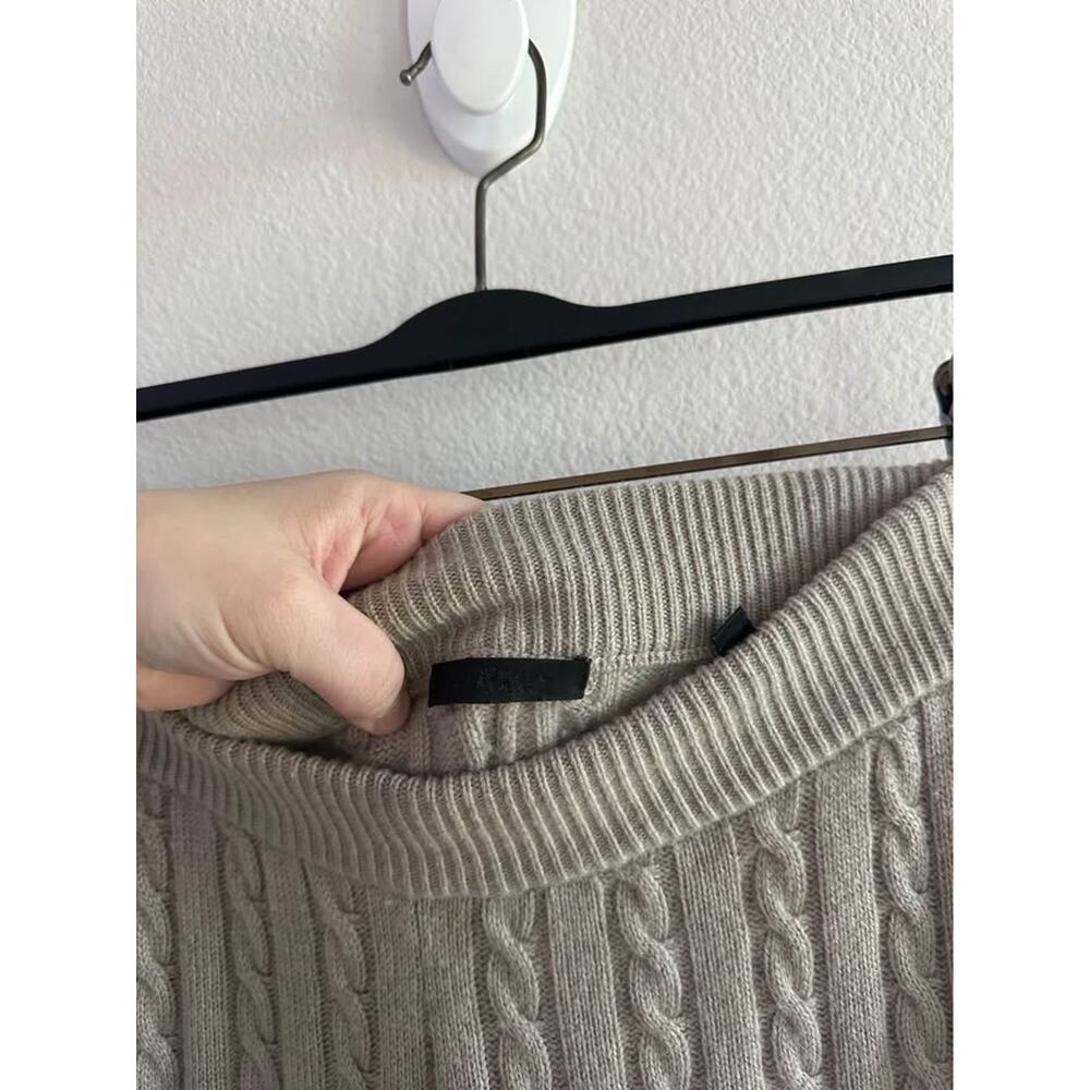 ATM Women’s Cable Knit Cahsmere Wool Cozy Versatile Joggers Sz M - Picture 3 of 8